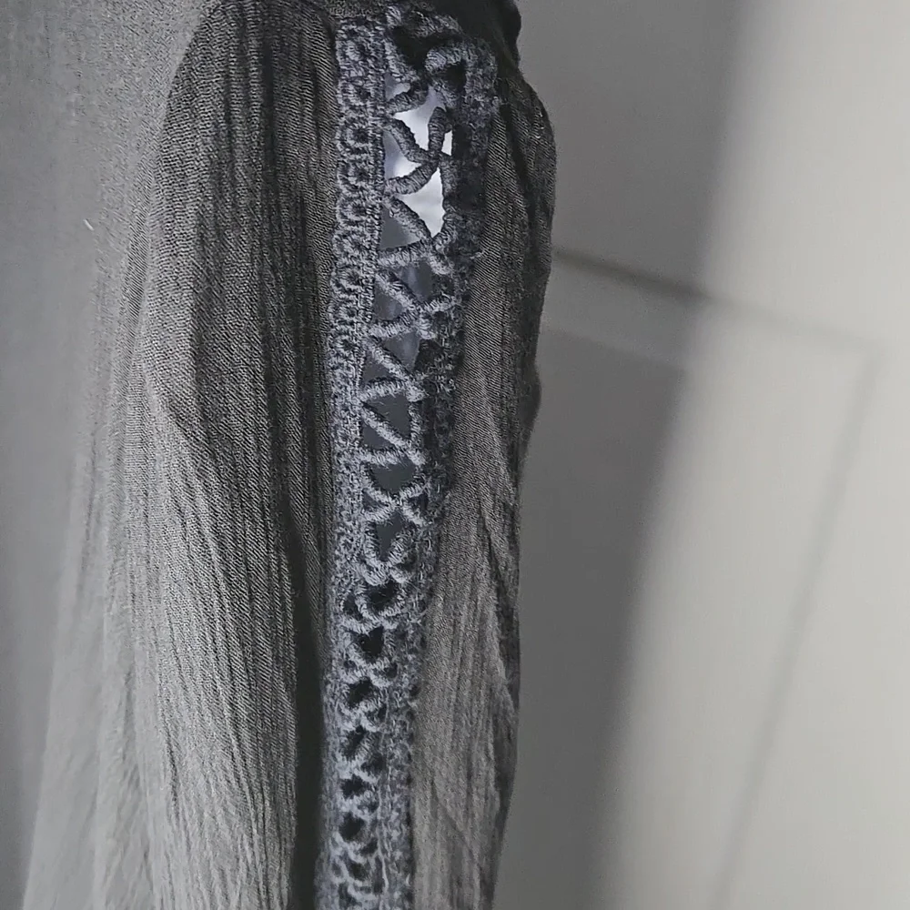 Gothic Witchy Viscose & Cotton Top M - Picture 3 of 6